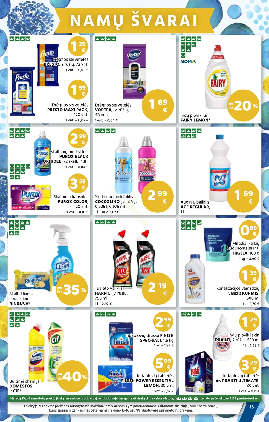AIBĖ akcijų leidinys Nr. 17 puslapis 13