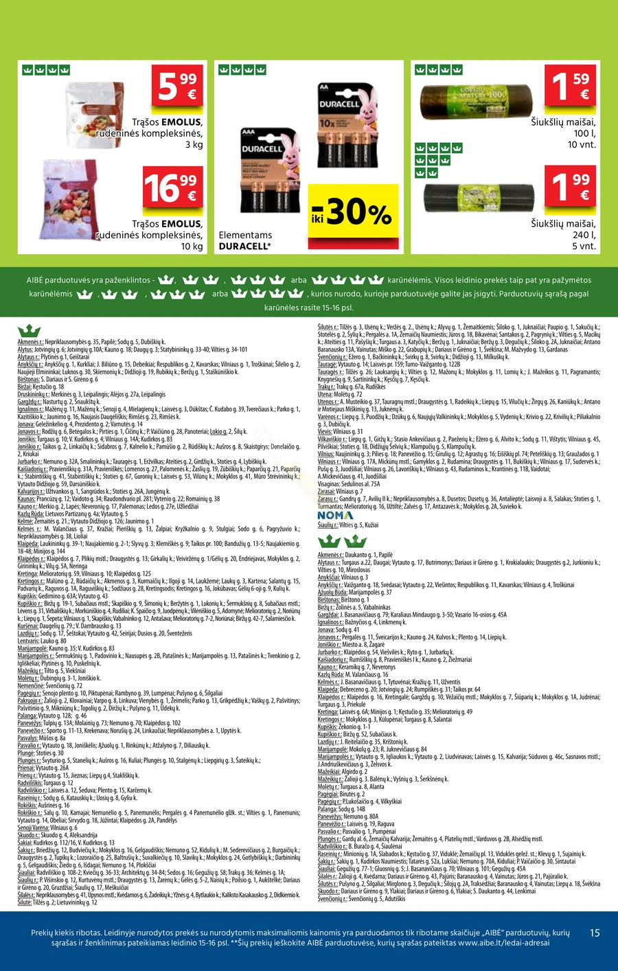 AIBĖ akcijų leidinys Nr. 17 puslapis 15