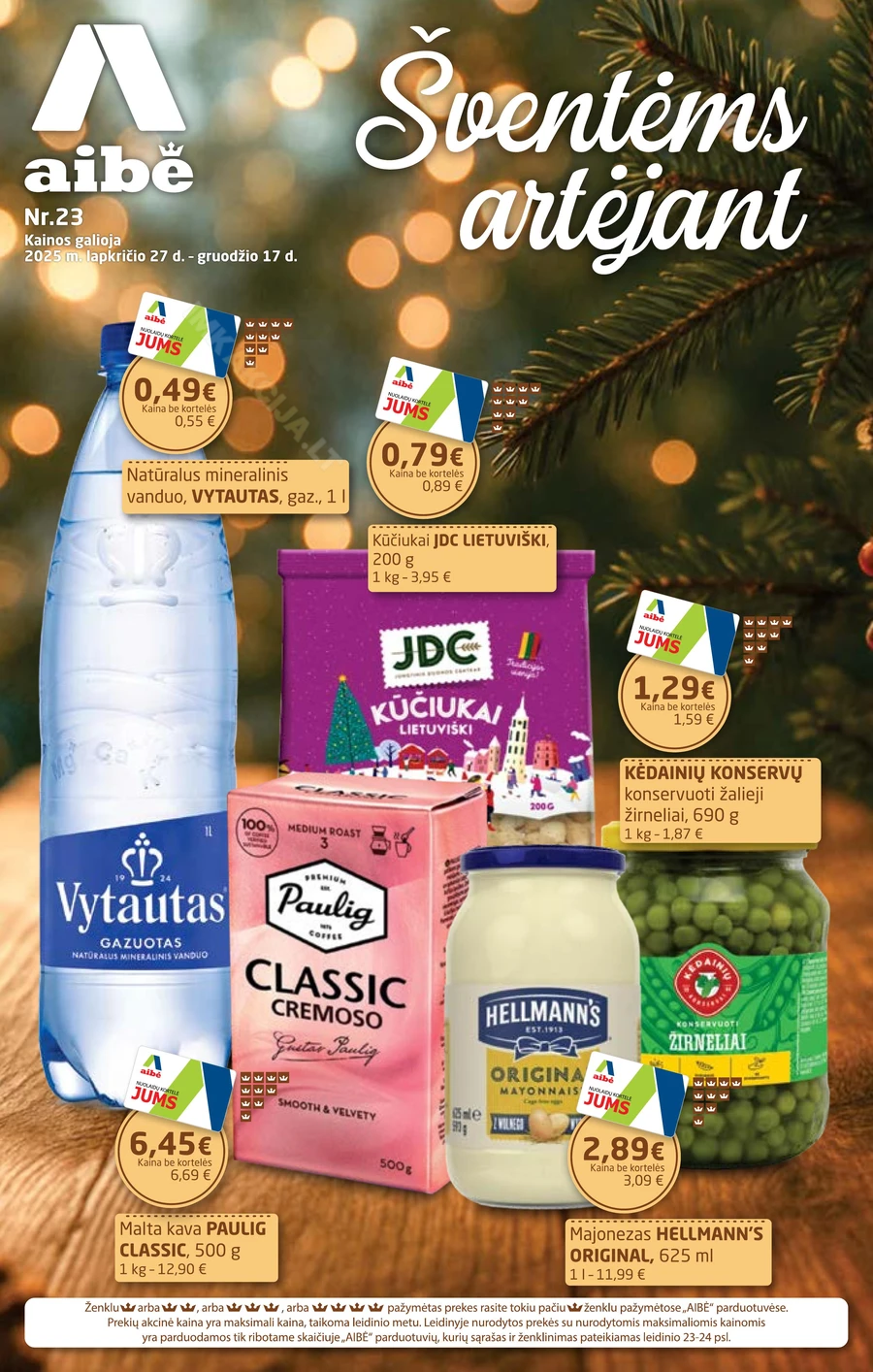 AIBĖ akcijų leidinys Nr. 23 puslapis 1