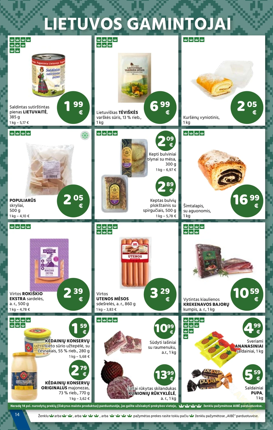 AIBĖ akcijų leidinys Nr. 2 puslapis 14