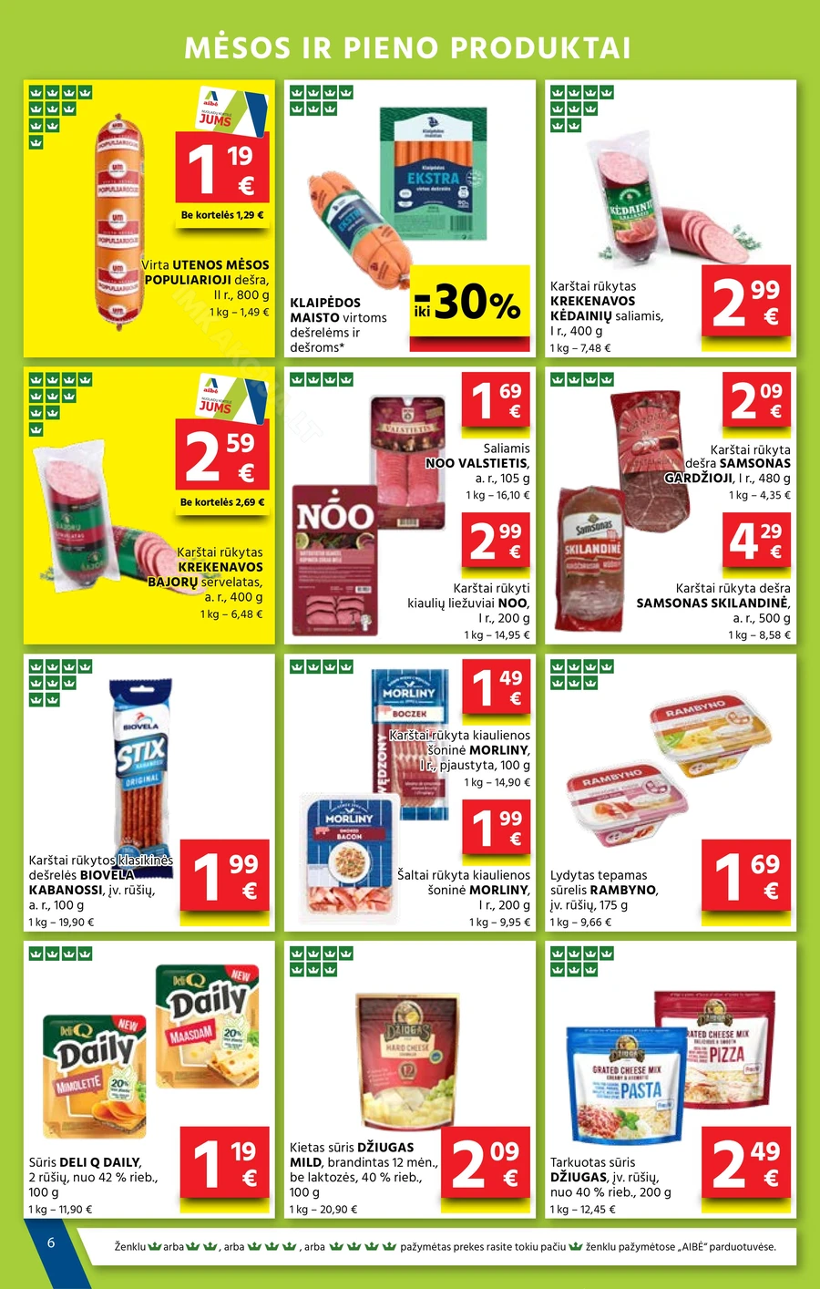 AIBĖ akcijų leidinys Nr. 2 puslapis 6