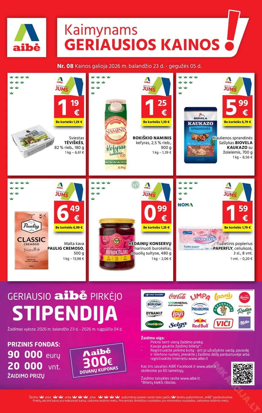 AIBĖ akcijų leidinys Nr. 8 puslapis 1