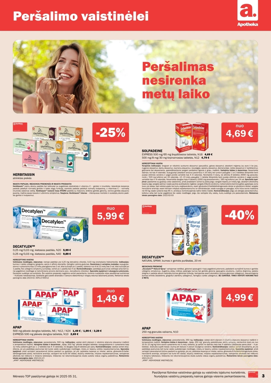APOTHEKA akcijų leidinys puslapis 3