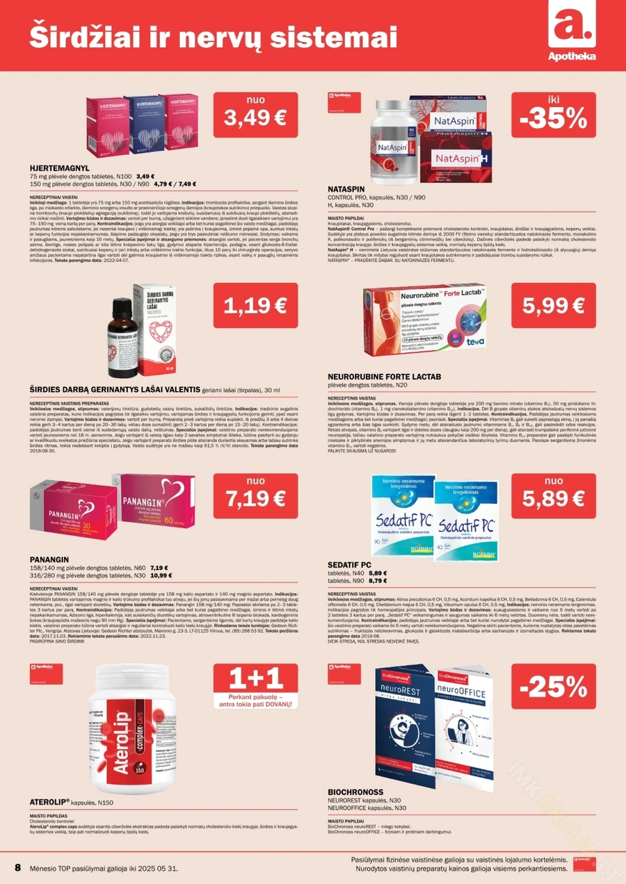 APOTHEKA akcijų leidinys puslapis 8