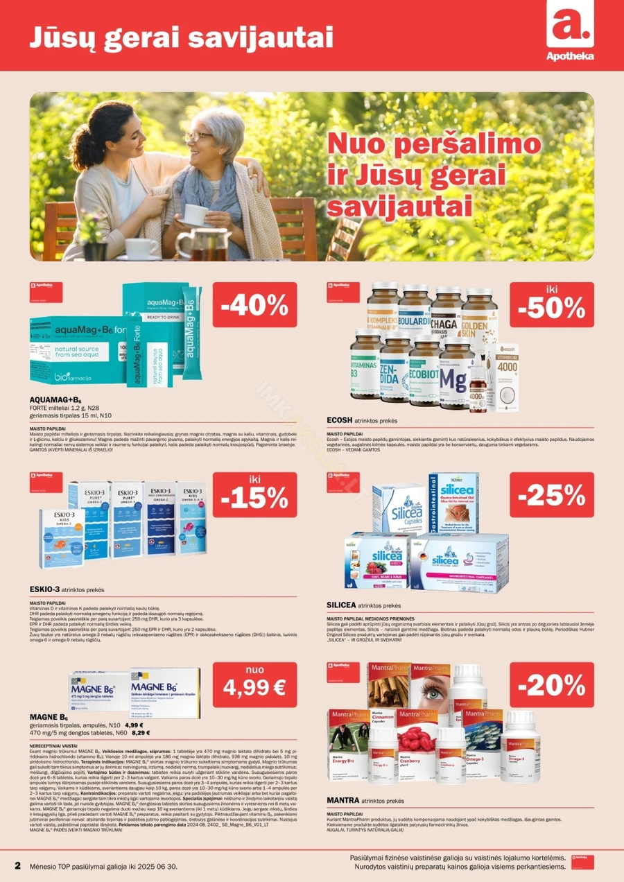 APOTHEKA akcijų leidinys puslapis 2