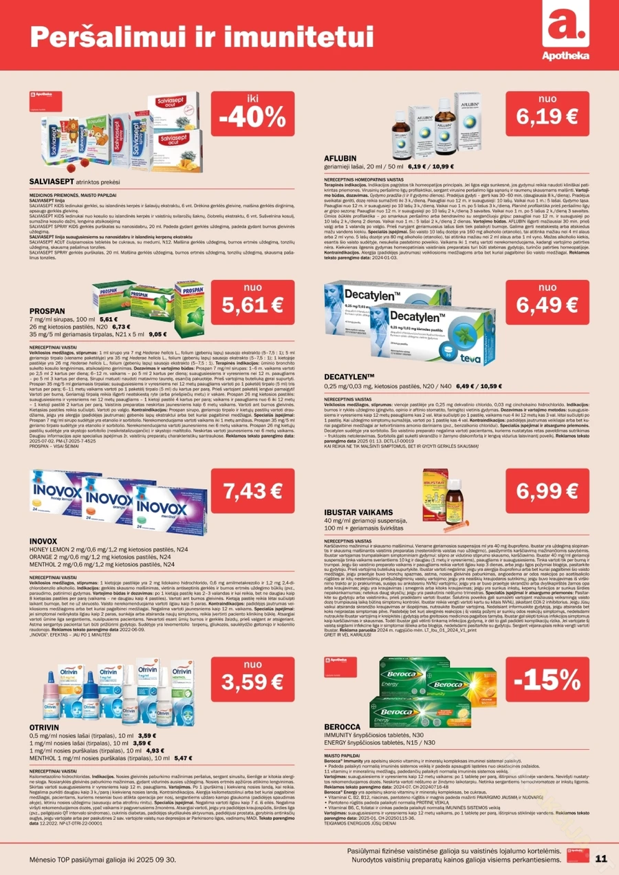 APOTHEKA akcijų leidinys puslapis 11
