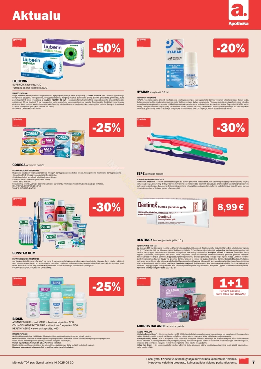 APOTHEKA akcijų leidinys puslapis 7