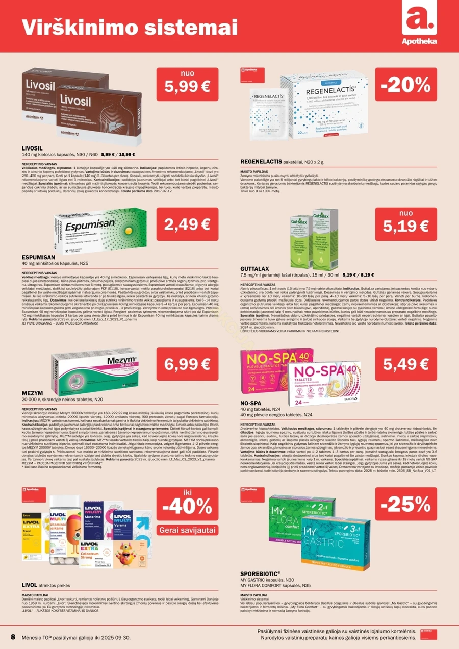 APOTHEKA akcijų leidinys puslapis 8