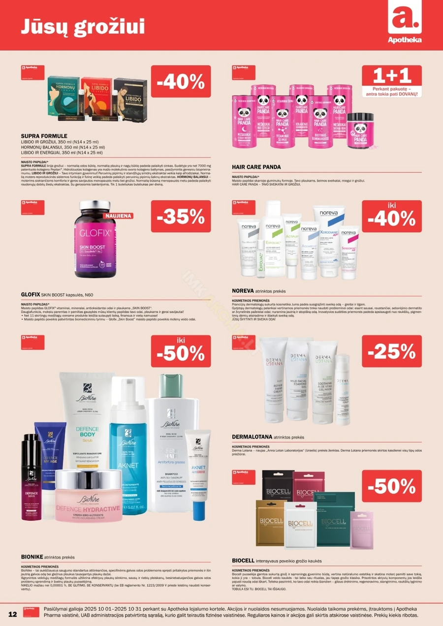 APOTHEKA akcijų leidinys puslapis 12