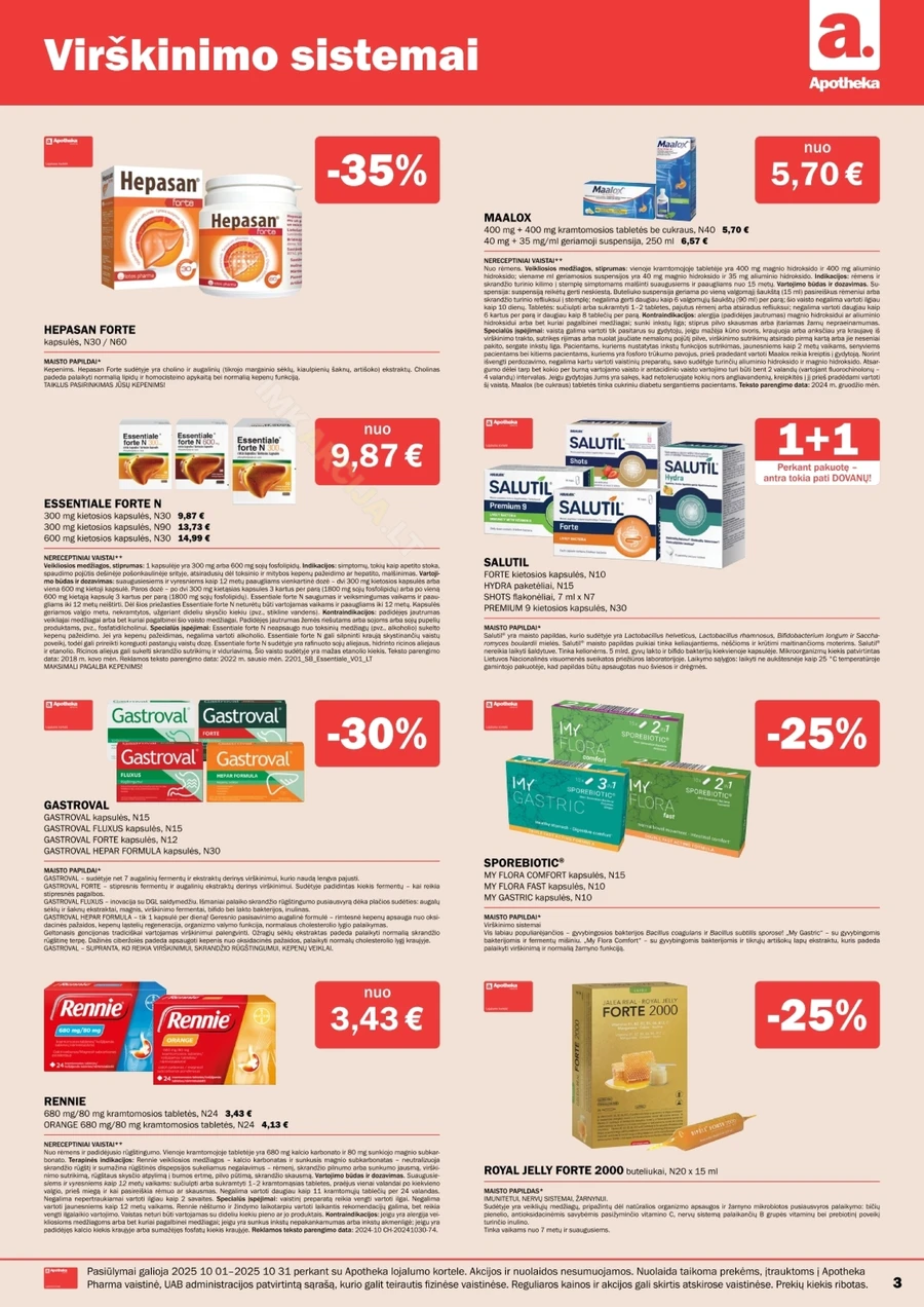 APOTHEKA akcijų leidinys puslapis 3