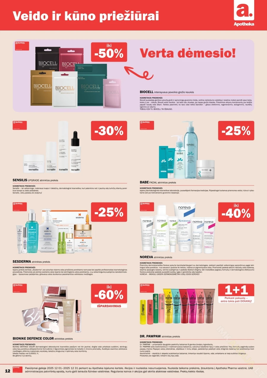 APOTHEKA akcijų leidinys puslapis 12