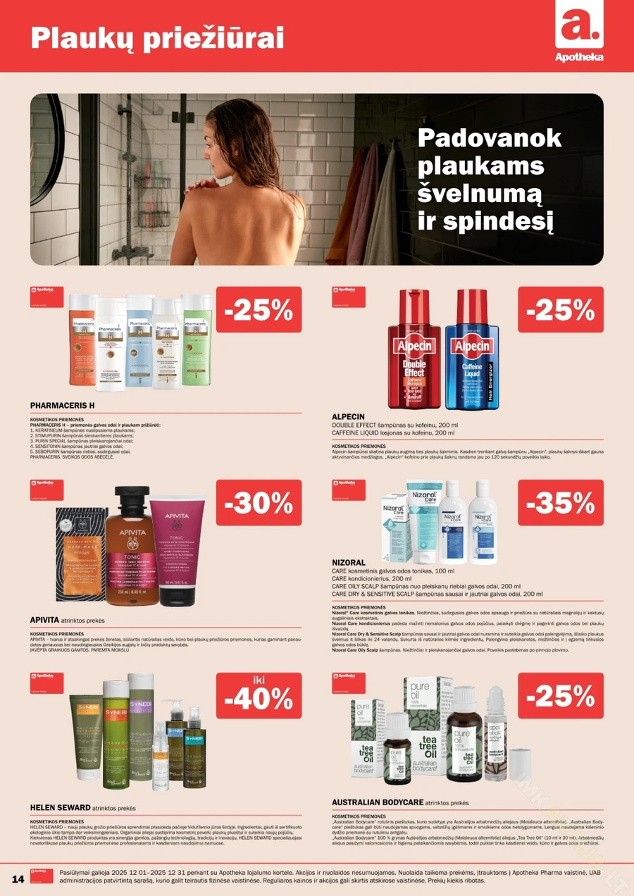 APOTHEKA akcijų leidinys puslapis 14