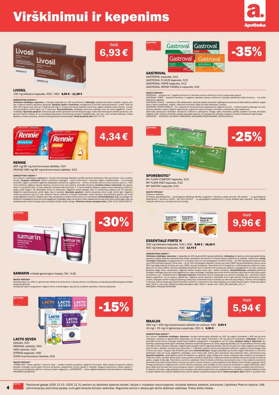 APOTHEKA akcijų leidinys puslapis 4