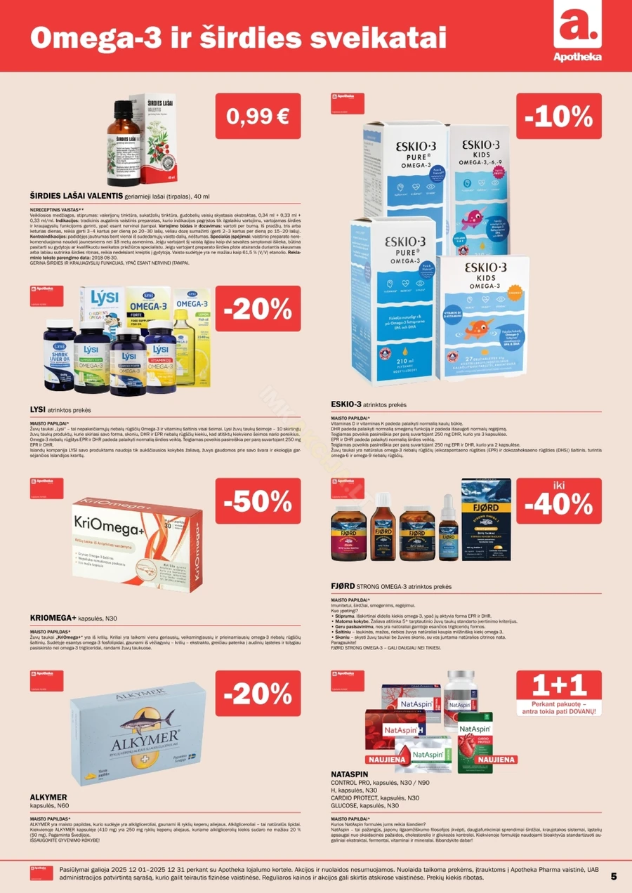 APOTHEKA akcijų leidinys puslapis 5