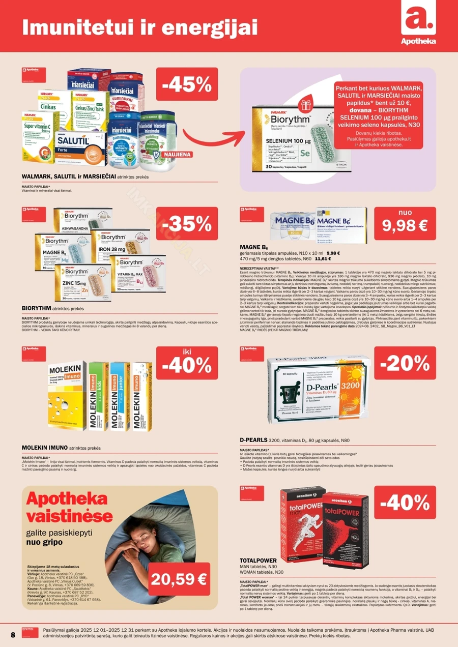 APOTHEKA akcijų leidinys puslapis 8