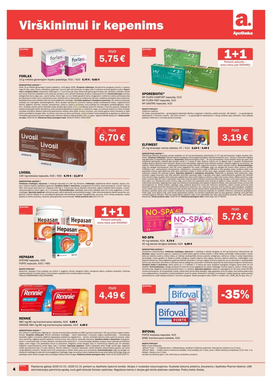 APOTHEKA akcijų leidinys puslapis 4