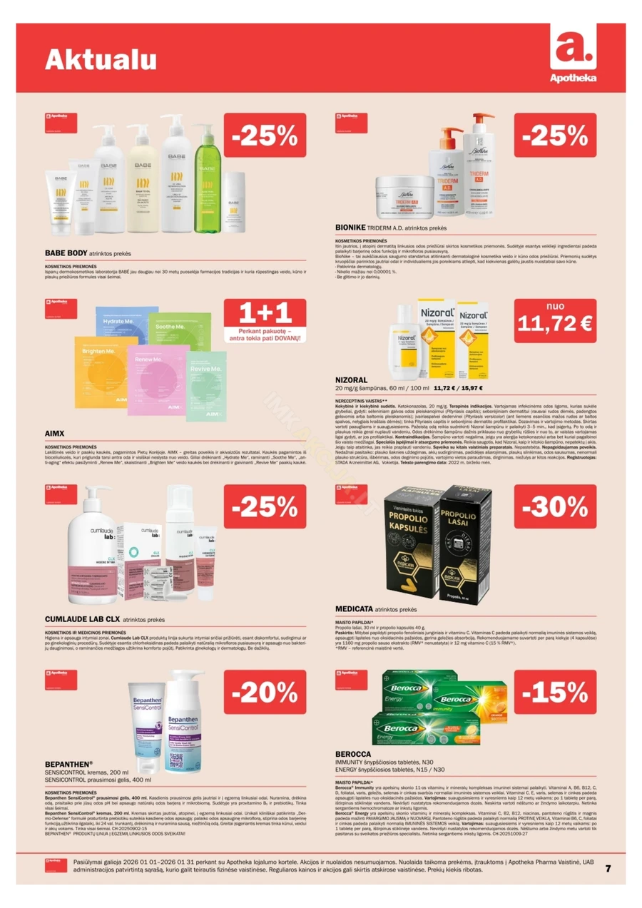 APOTHEKA akcijų leidinys puslapis 7