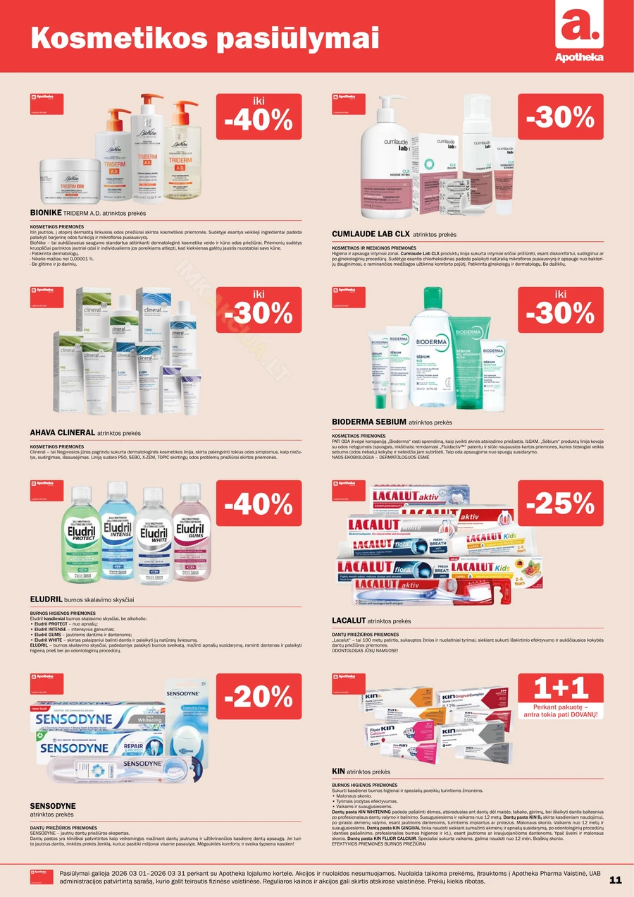 APOTHEKA akcijų leidinys puslapis 11
