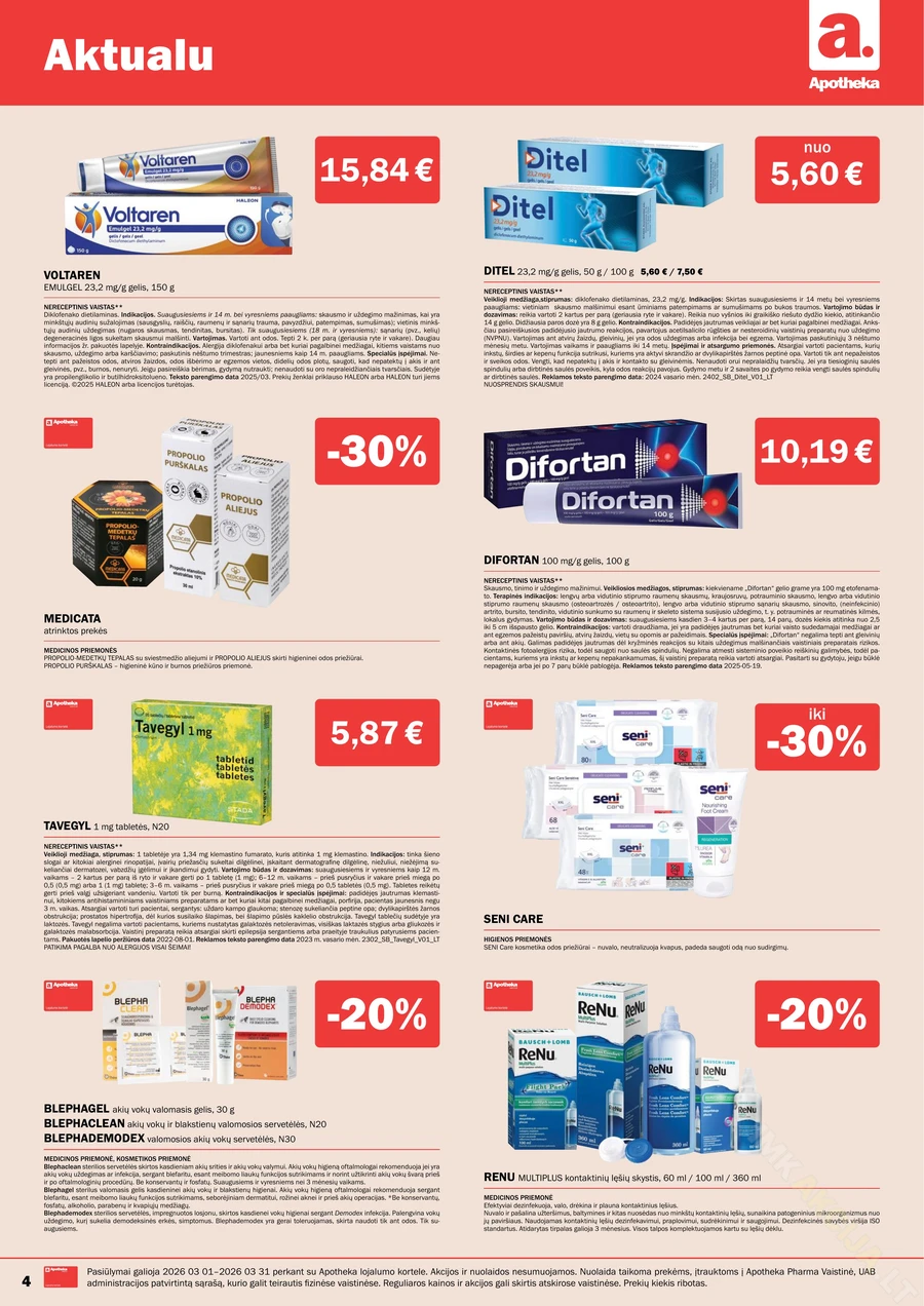 APOTHEKA akcijų leidinys puslapis 4