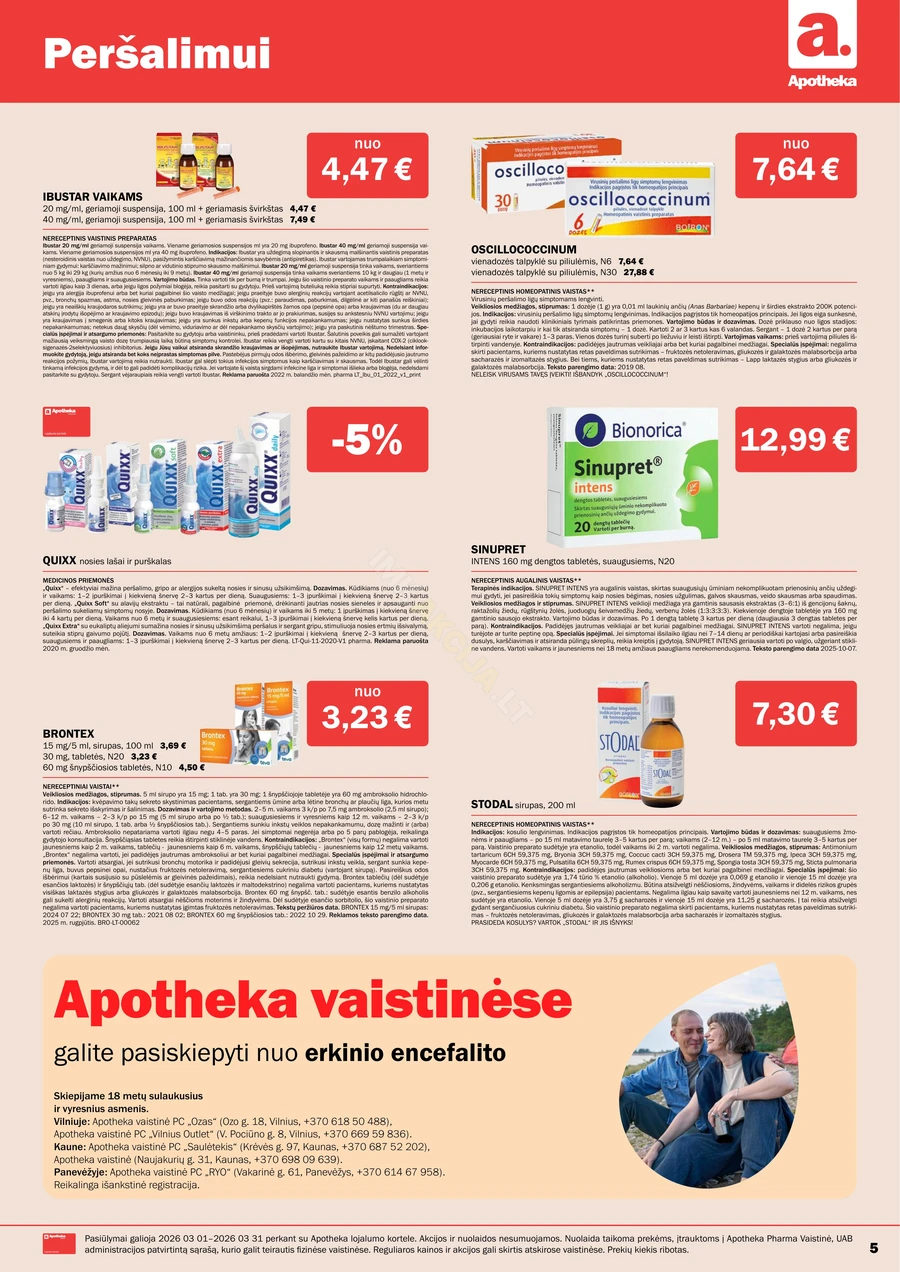 APOTHEKA akcijų leidinys puslapis 5