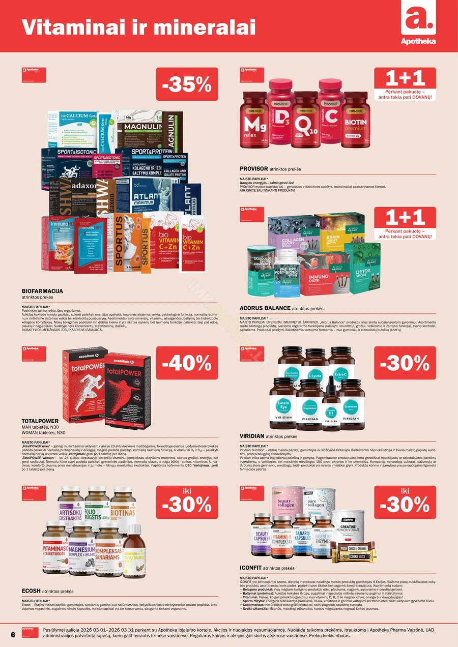 APOTHEKA akcijų leidinys puslapis 6
