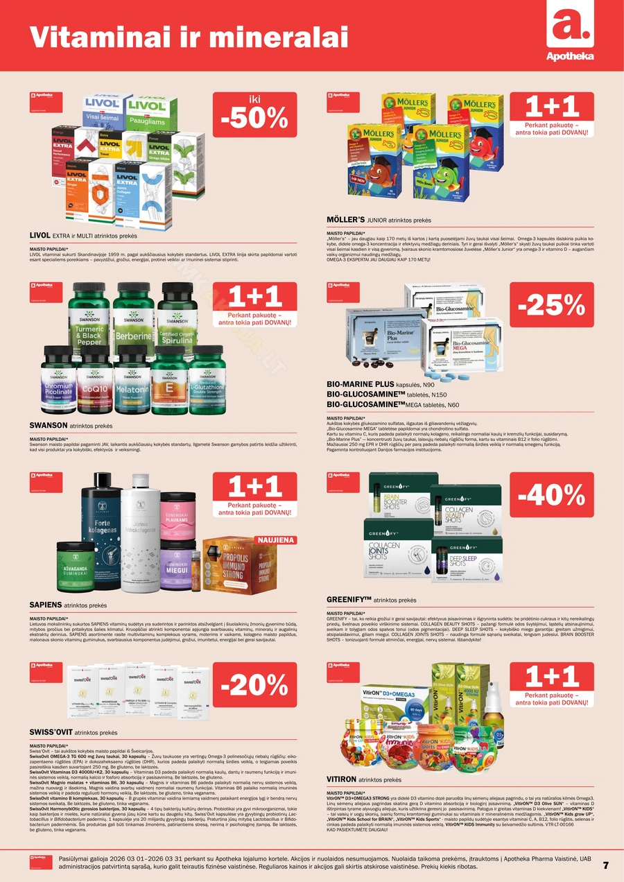 APOTHEKA akcijų leidinys puslapis 7