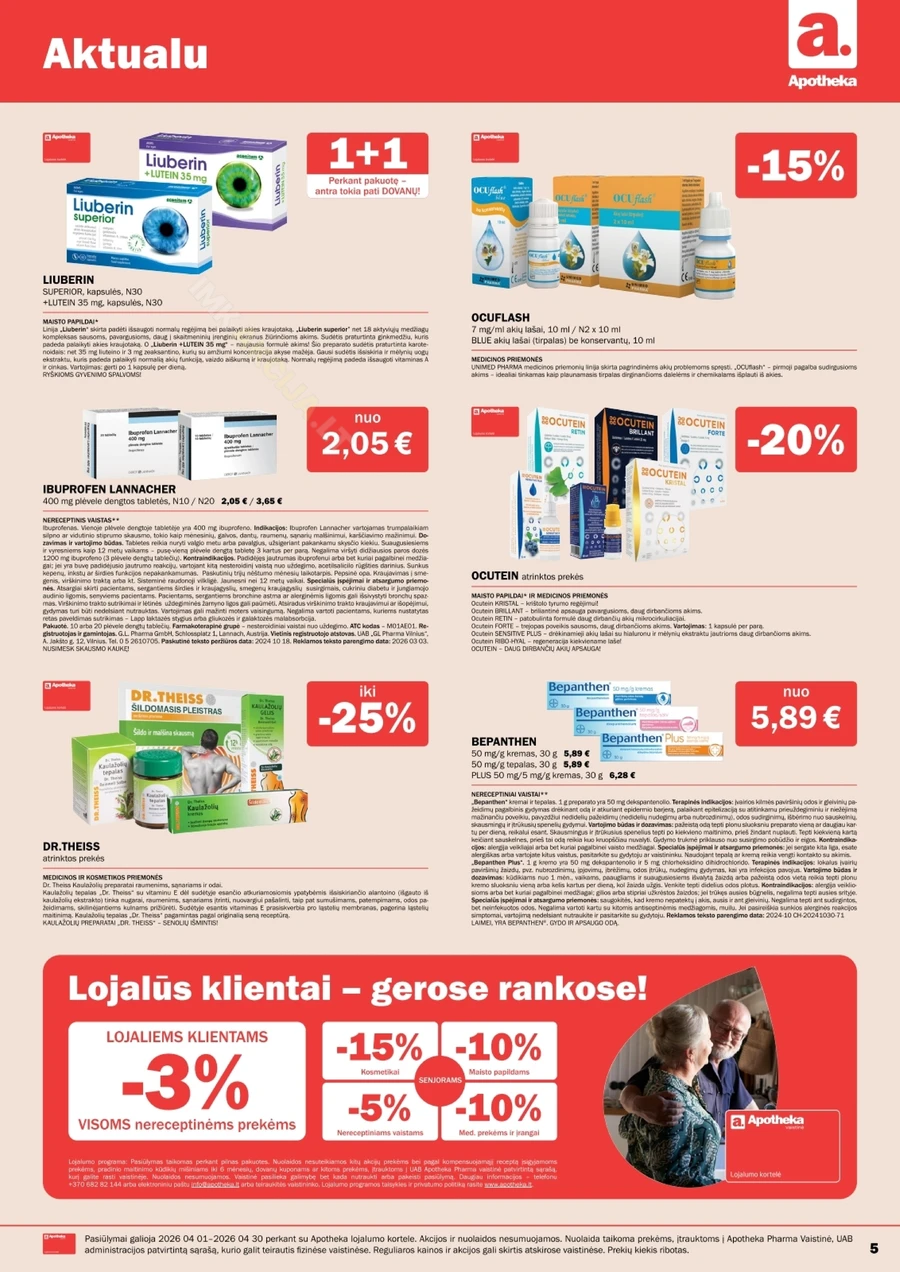 APOTHEKA akcijų leidinys puslapis 5
