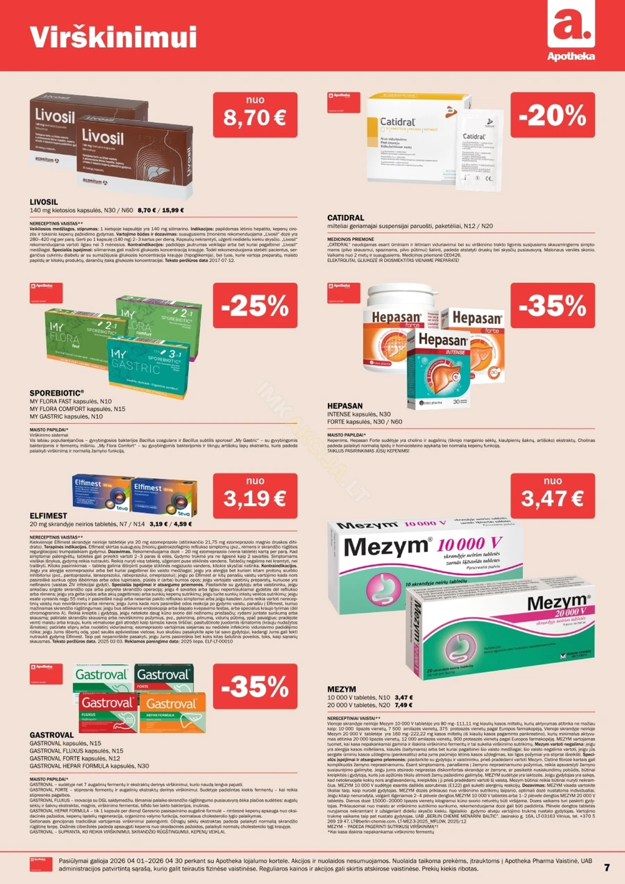 APOTHEKA akcijų leidinys puslapis 7
