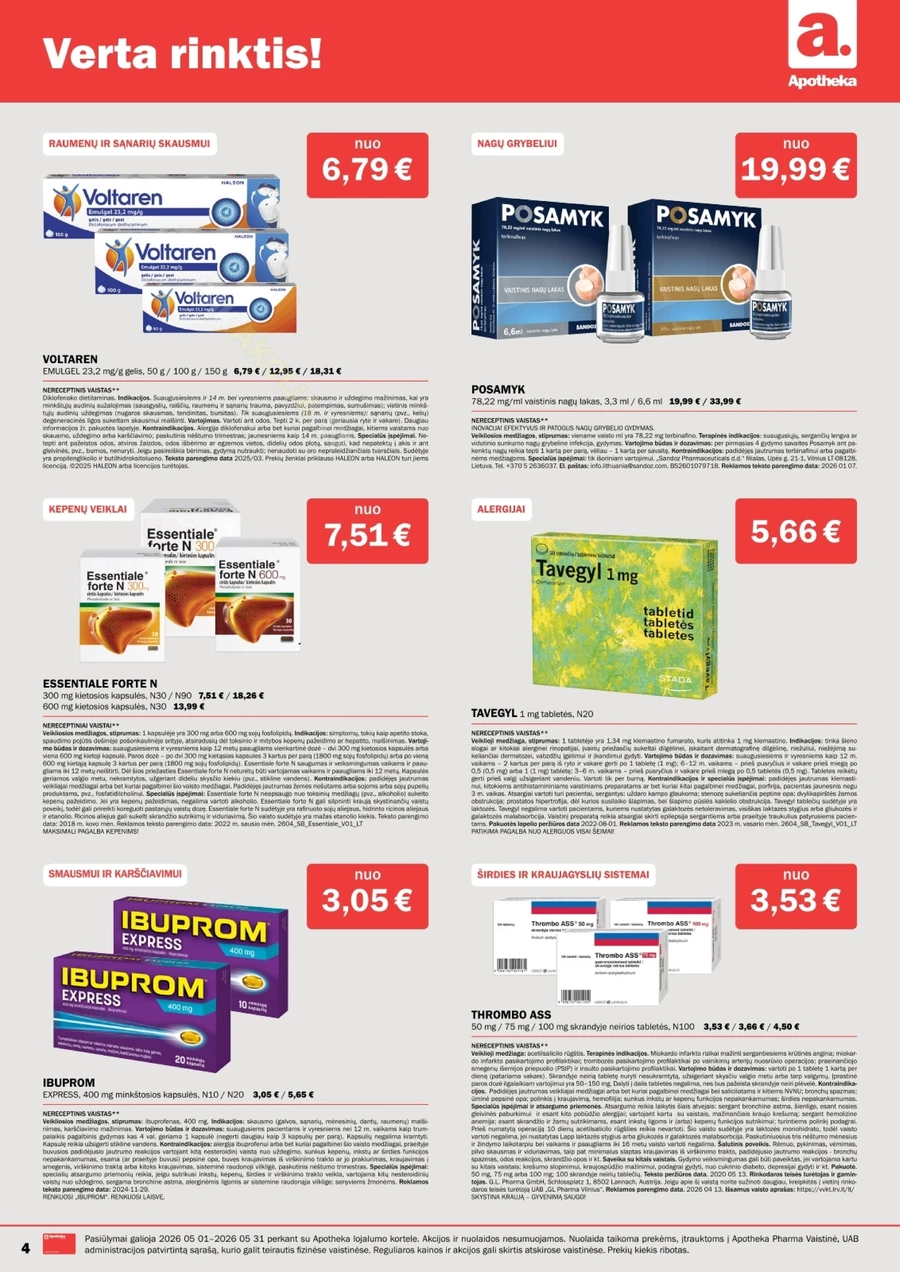 APOTHEKA akcijų leidinys puslapis 4
