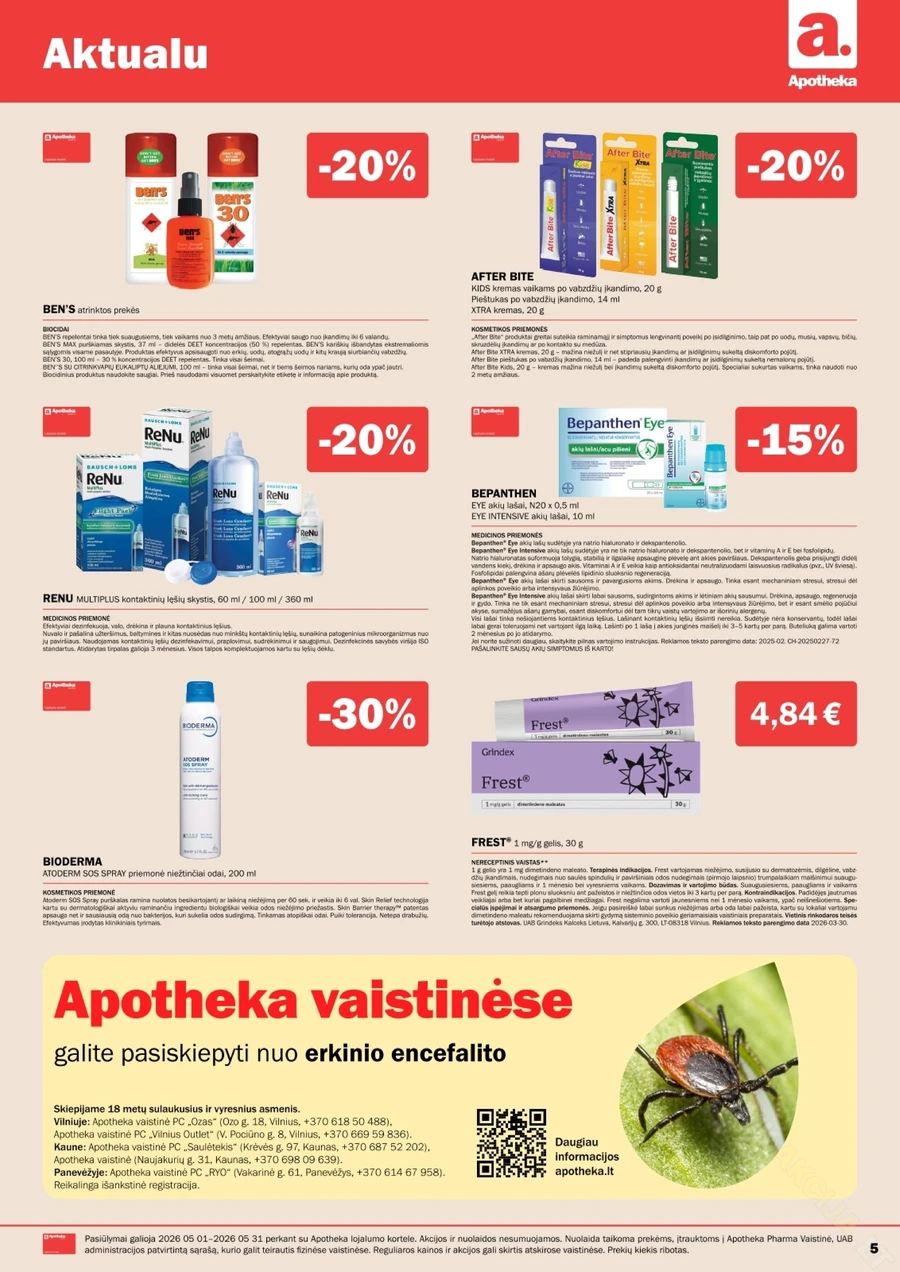 APOTHEKA akcijų leidinys puslapis 5