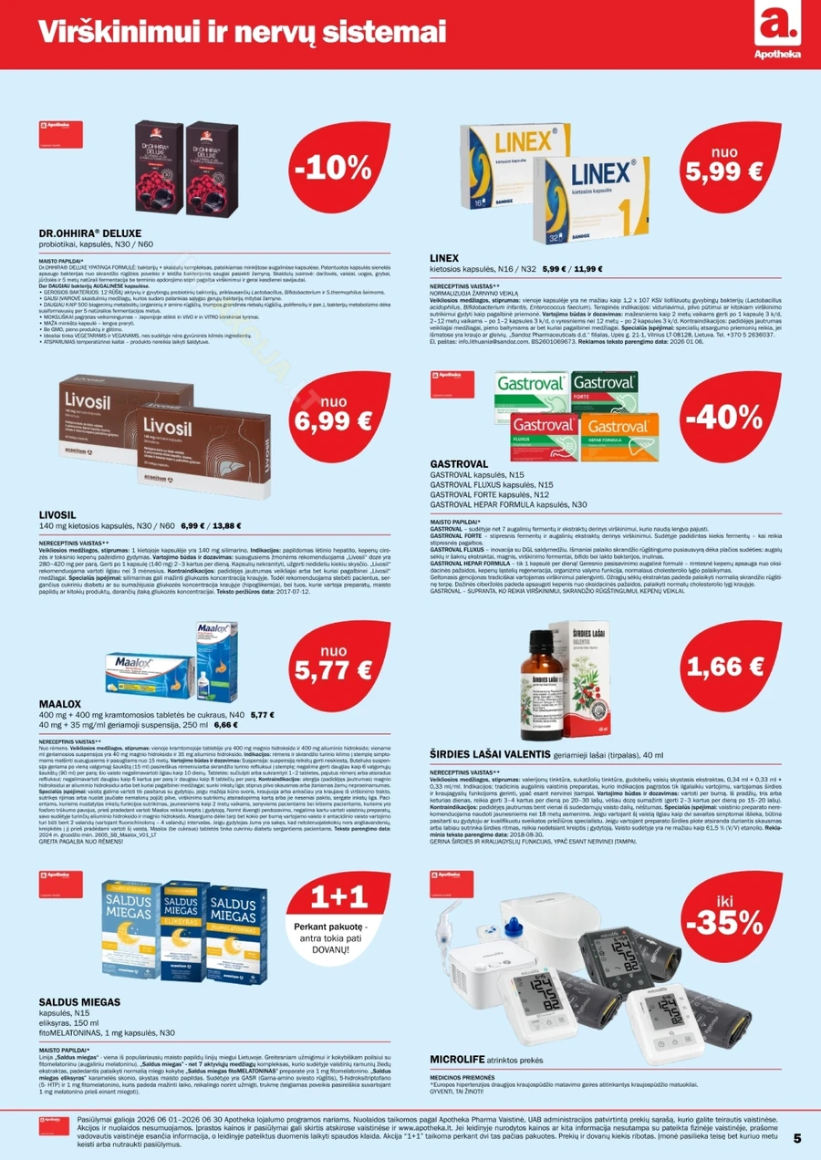 APOTHEKA akcijų leidinys puslapis 5
