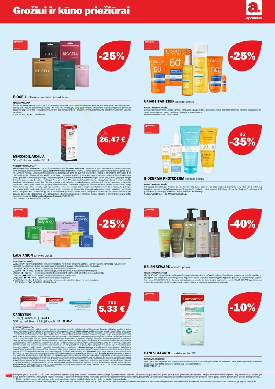 APOTHEKA akcijų leidinys puslapis 8