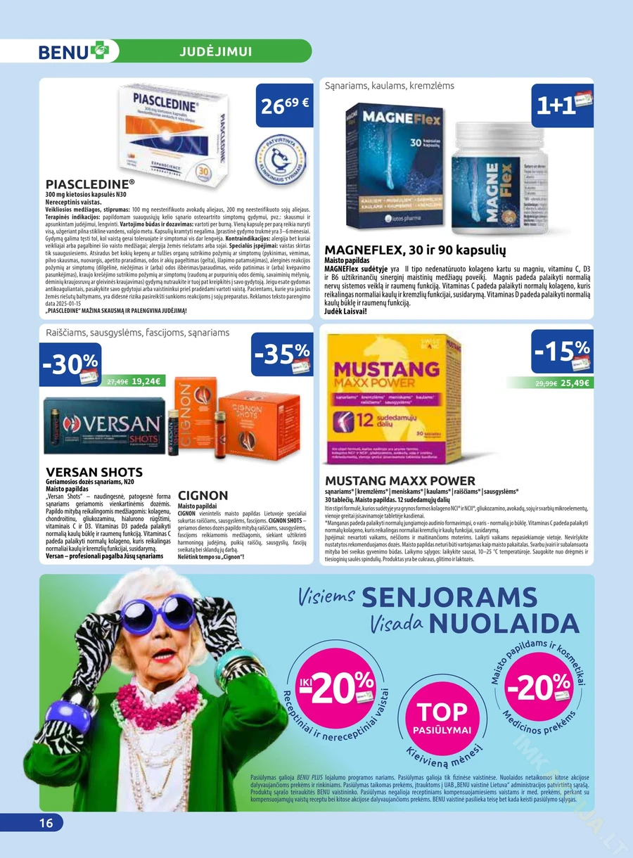 BENU akcijų leidinys puslapis 16