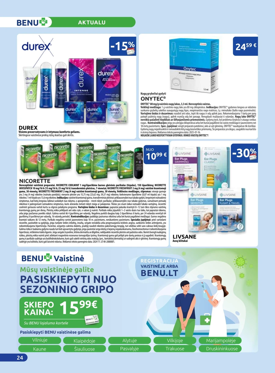 BENU akcijų leidinys puslapis 24
