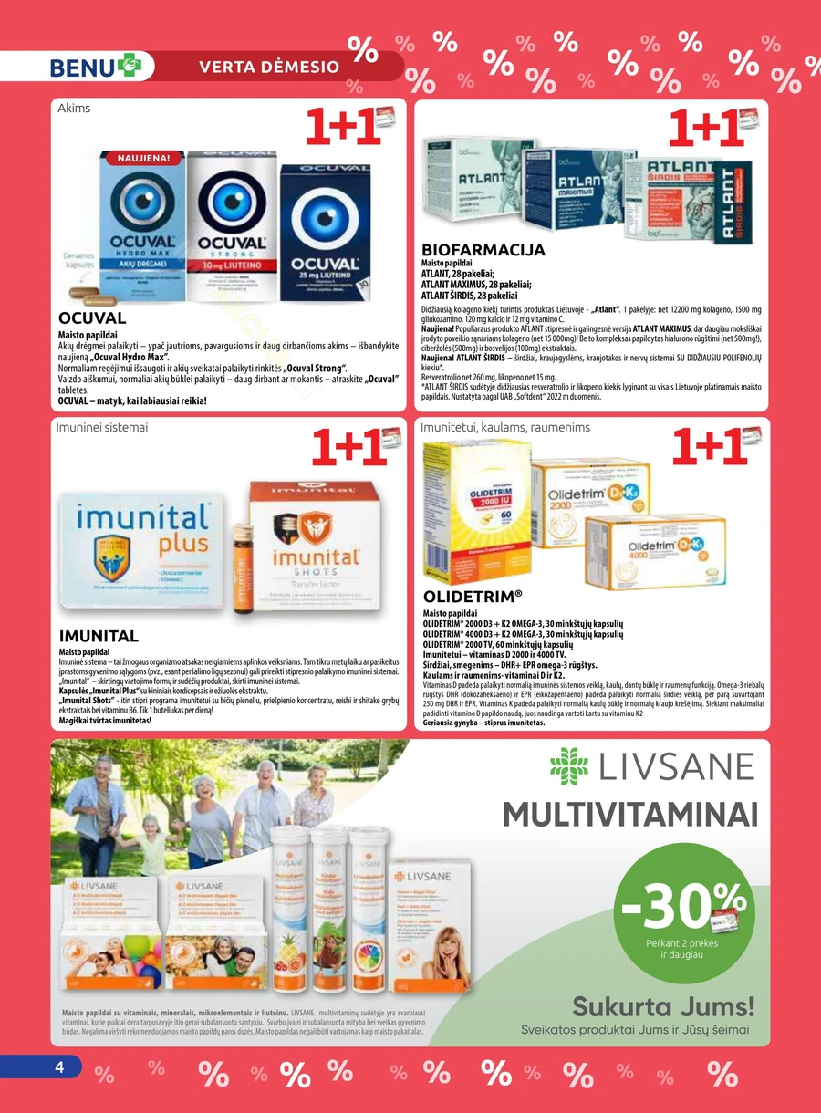 BENU akcijų leidinys puslapis 4