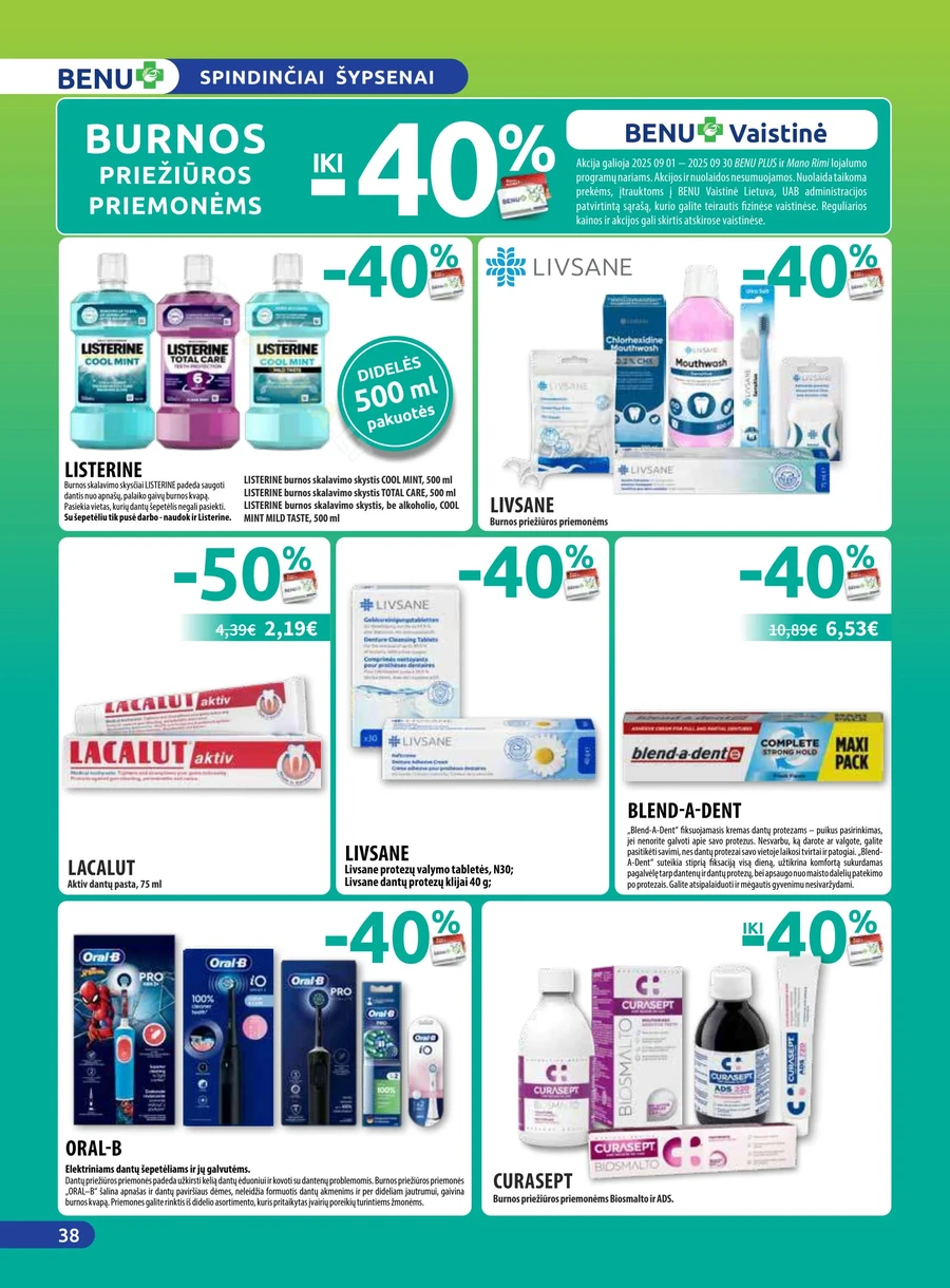 BENU akcijų leidinys puslapis 38