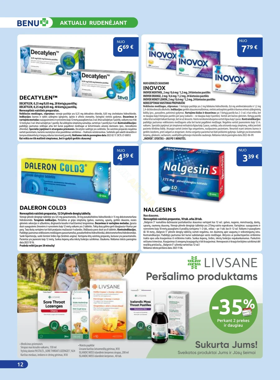 BENU akcijų leidinys puslapis 12