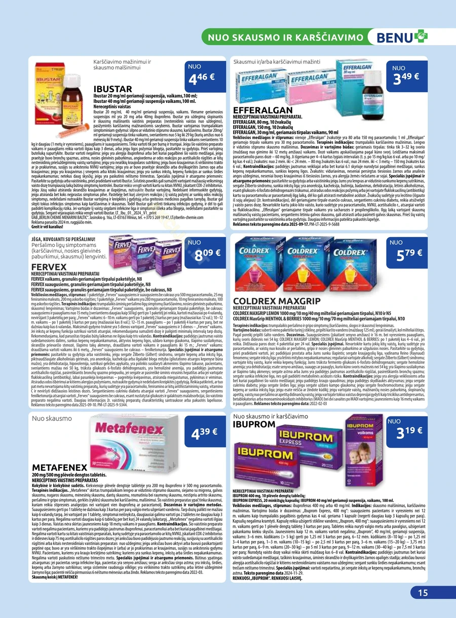 BENU akcijų leidinys puslapis 15