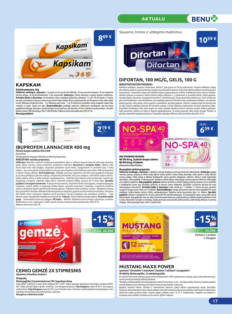BENU akcijų leidinys puslapis 17