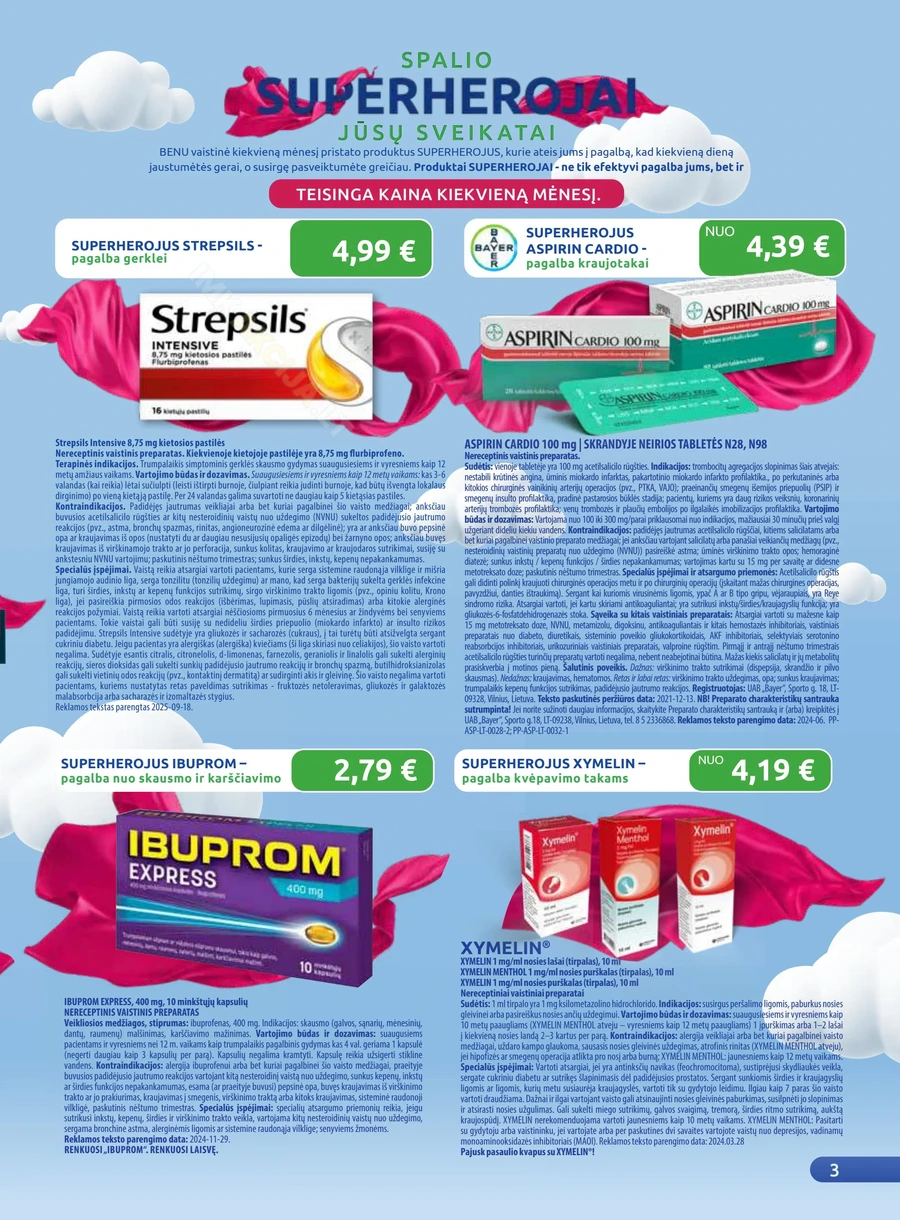 BENU akcijų leidinys puslapis 3