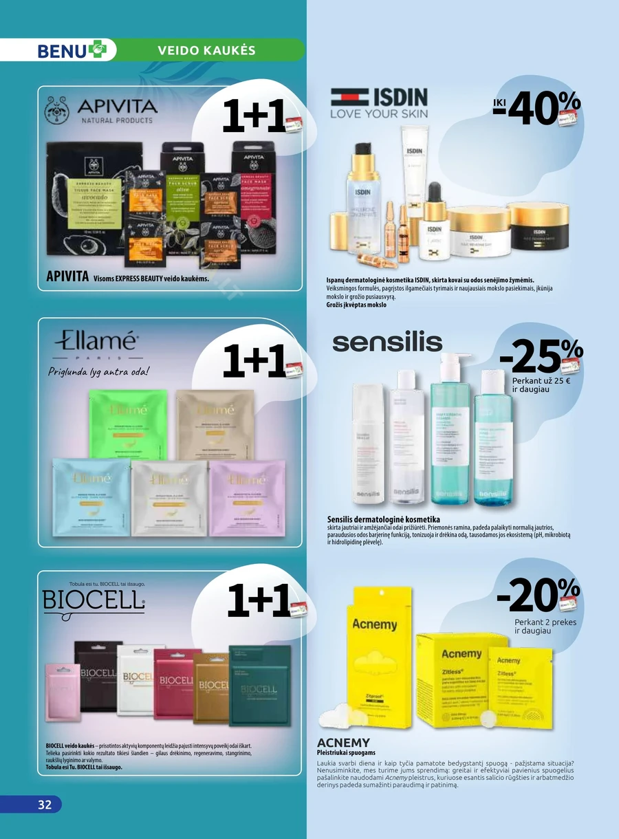 BENU akcijų leidinys puslapis 32