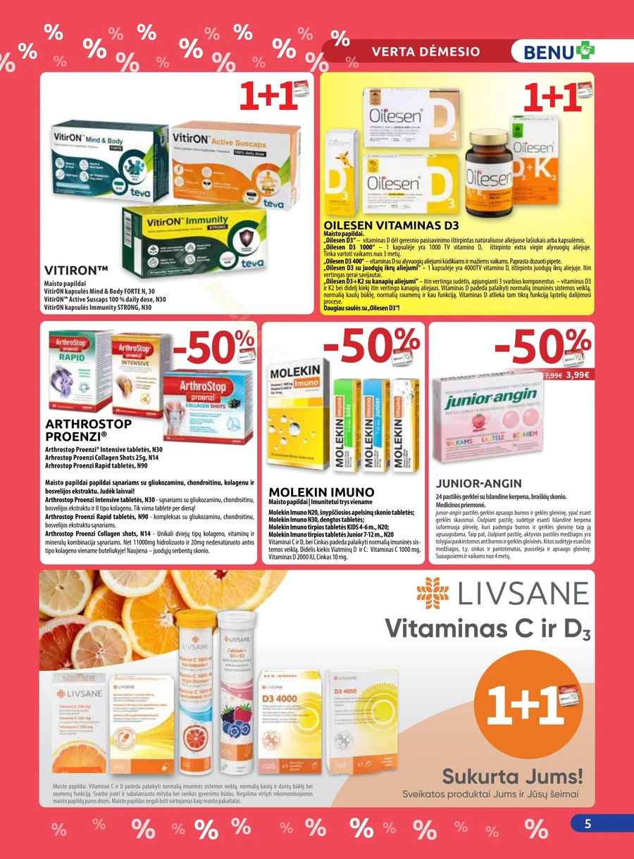 BENU akcijų leidinys puslapis 5