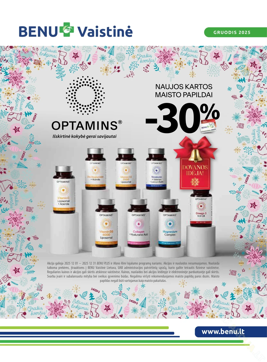 BENU akcijų leidinys puslapis 1