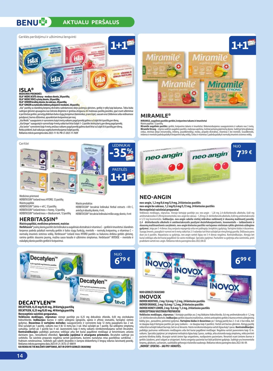 BENU akcijų leidinys puslapis 14