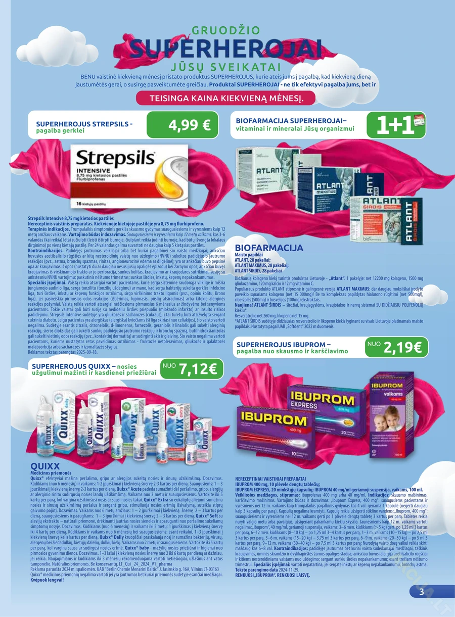 BENU akcijų leidinys puslapis 3