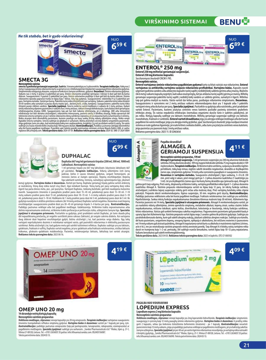 BENU akcijų leidinys puslapis 21