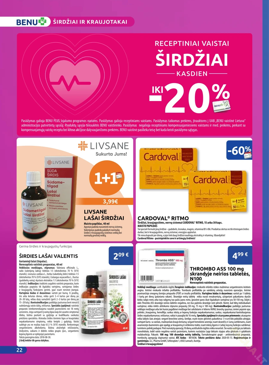 BENU akcijų leidinys puslapis 22