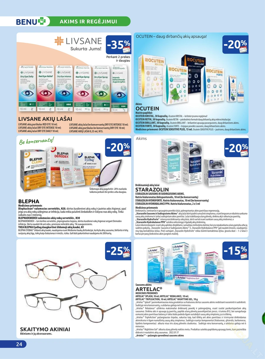 BENU akcijų leidinys puslapis 24