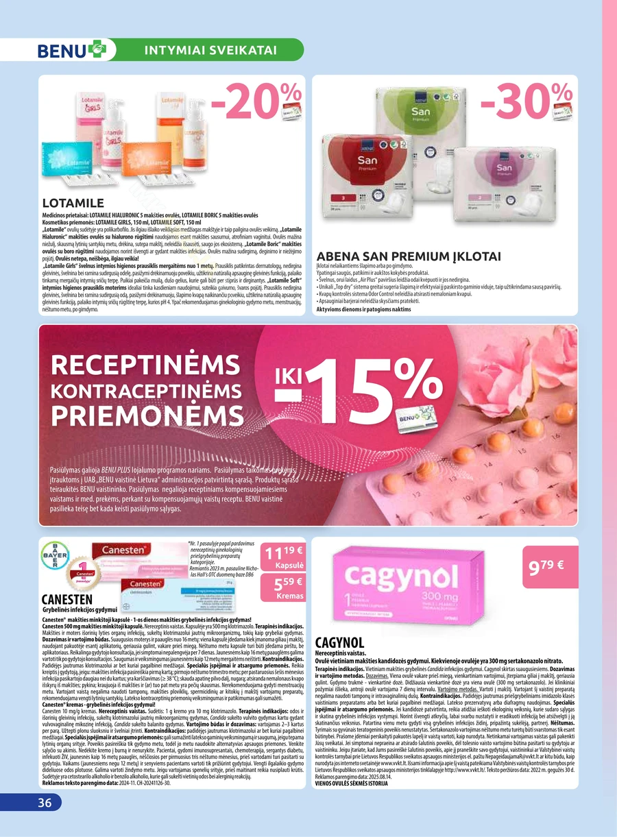 BENU akcijų leidinys puslapis 36