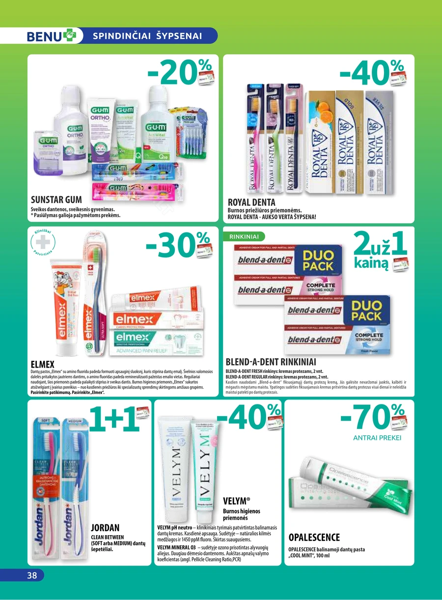 BENU akcijų leidinys puslapis 38